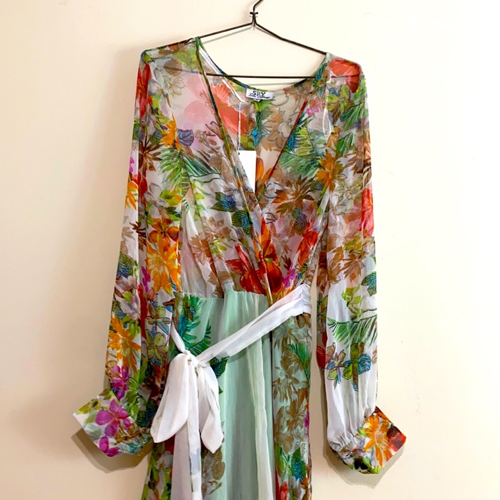 Floral evening wear